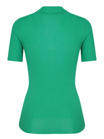 Shop Vivienne Westwood Green Cotton Polo Shirt