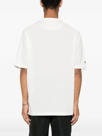 Shop Y-3 Closure Jersey T-shirt In White
