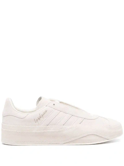 Y-3 Gazelle Suede Sneakers In Neutrals