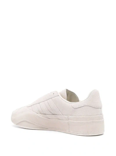 Shop Y-3 Gazelle Suede Sneakers In Neutrals