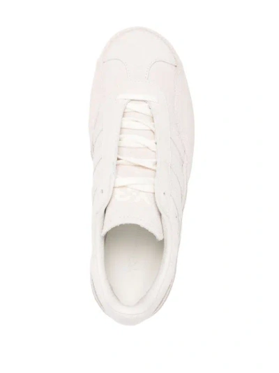 Shop Y-3 Gazelle Suede Sneakers In Neutrals