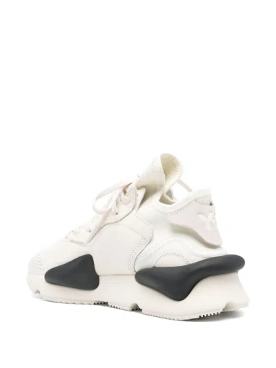 Shop Y-3 Kaiwa Two-tone Sneakers In White