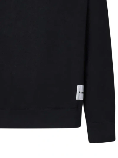Shop Jil Sander Black Crew-neck Sweatshirt