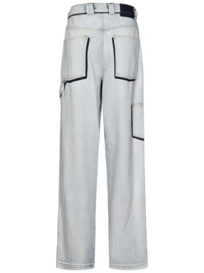 Shop Maison Margiela Straight-leg Cotton Denim Jeans In White