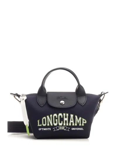 Shop Longchamp Le Pliage Collection Xs Handbag In Navy