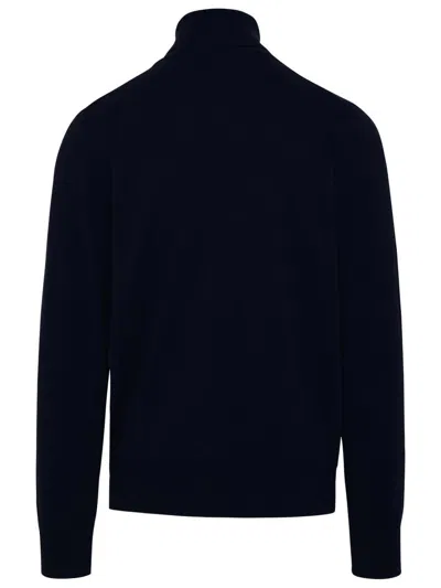 Shop Borgo Asolo Cashmere Turtleneck Sweater In Blue