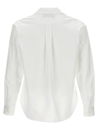 Shop Comme Des Garcons Black Comme Des Garçons Black Cut-out Shirt In White