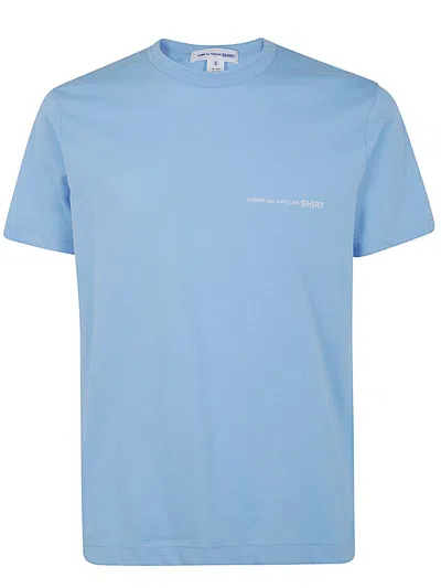 Shop Comme Des Garçons Mens T-shirt Knit Clothing In Blue