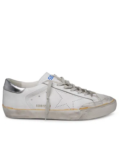Shop Golden Goose 'superstar' White Leather Sneakers