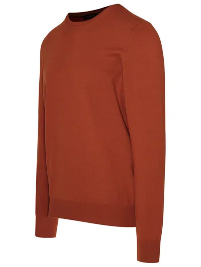 Shop Gran Sasso Brick Cashmere Sweater In Orange