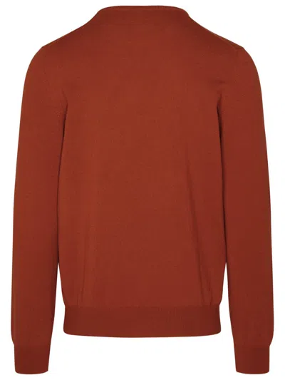 Shop Gran Sasso Brick Cashmere Sweater In Orange