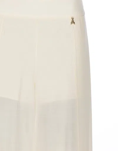 Shop Patrizia Pepe Trousers In White