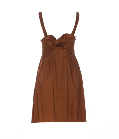 Shop Liu •jo Liu Jo Dresses In Brown
