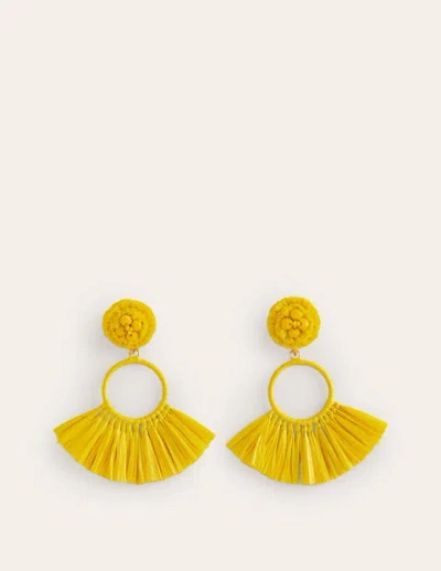 Shop Boden Tassel Ring Earrings Warm Sunshine Yellow Women