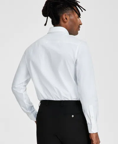 Shop Alfani Men's Slim-fit Solid Tuxedo Shirt, Created For Macy's In Bright White