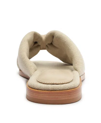 Schutz Womens Fairy Flat Sandals In Beige