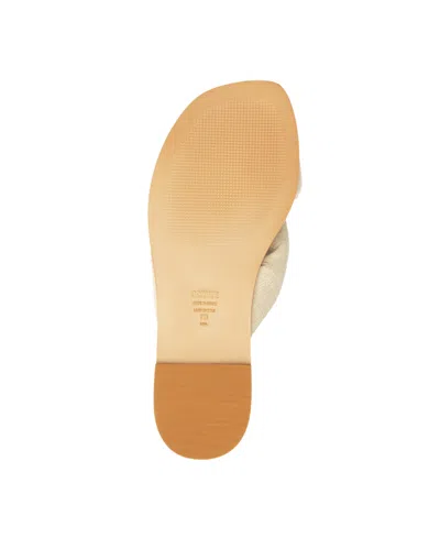Schutz Womens Fairy Flat Sandals In Beige