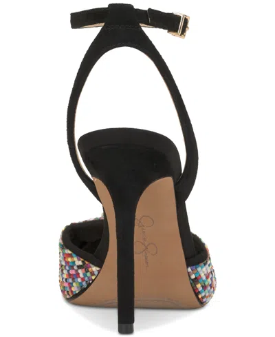 Shop Jessica Simpson Women's Ohela Ankle-strap Dress Sandals In Blush Satin