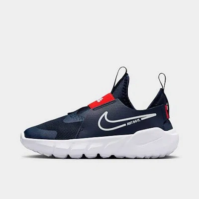 Shop Nike Little Kids' Flex Runner 2 Running Shoes In Blue