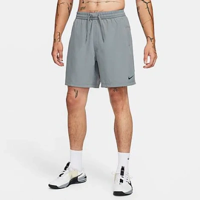 Nike Men's Form Dri-fit 7" Unlined Versatile Shorts In Smoke Grey/black