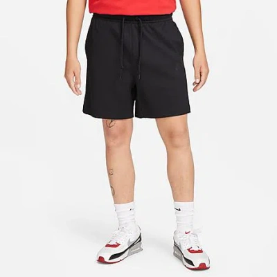Shop Nike Men's Sportswear Tech Lightweight Knit Shorts In Black/black