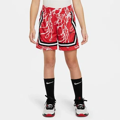 Shop Nike Girls' Culture Of Basketball Crossover Dri-fit Basketball Shorts In University Red/black