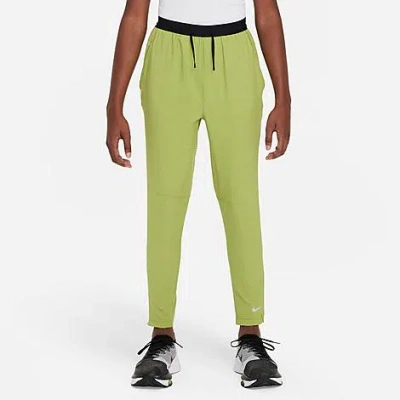 Shop Nike Kids' Multi Tech Easyon Dri-fit Training Pants In Pear/black