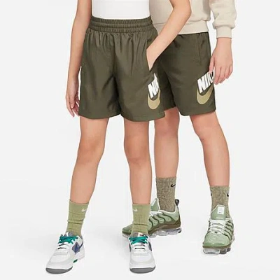 Shop Nike Kids' Woven Shorts In Green