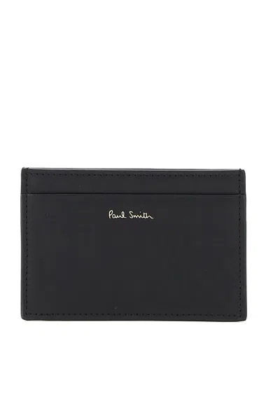 Shop Paul Smith Signature Stripe Cardholder In Black