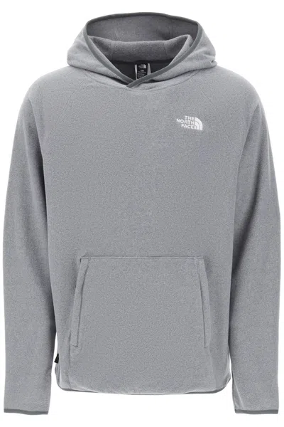 Shop The North Face 100 Glacier Fleece Sweatshirt In Grey