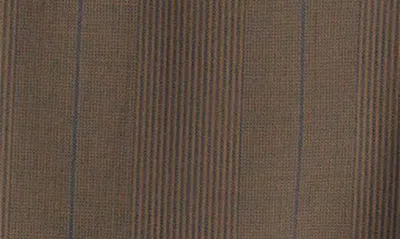 Shop Burberry Pinstripe Wool Pants In Dusk
