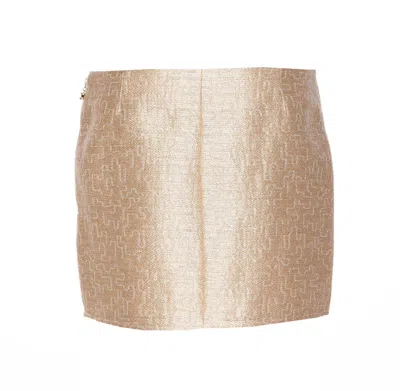 Shop Elisabetta Franchi Skirts In Golden