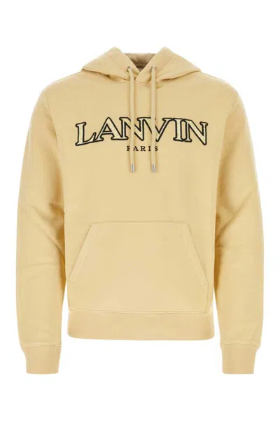 Shop Lanvin Sweatshirts In Beige O Tan