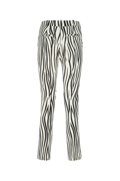 Shop Valentino Garavani Pants In Animal Print