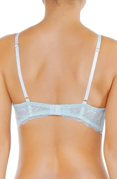 Shop Huit Joie Lace Bra In Sky Blue