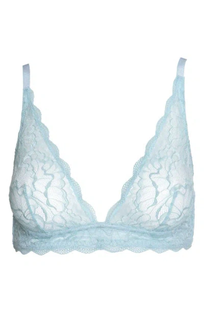 Shop Huit Joie Lace Bra In Sky Blue