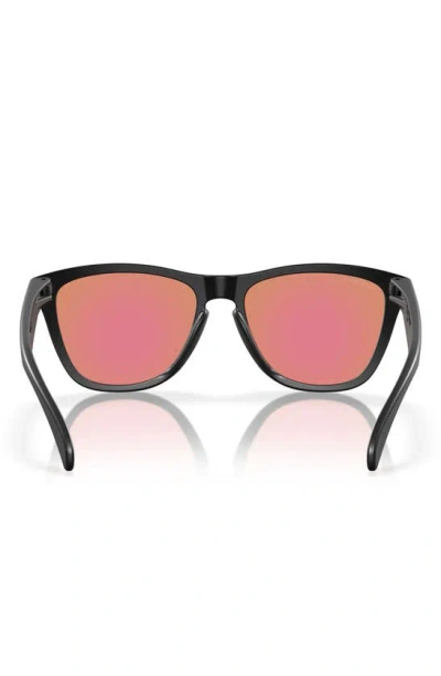 Oakley Frogskins 54mm Prizm™ Rectangular Sunglasses In Matte Black