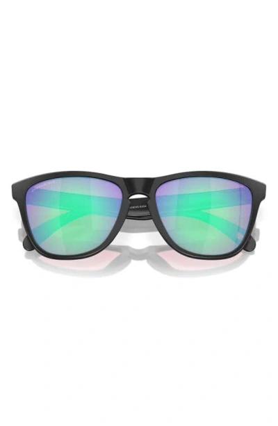 Oakley Frogskins 54mm Prizm™ Rectangular Sunglasses In Matte Black