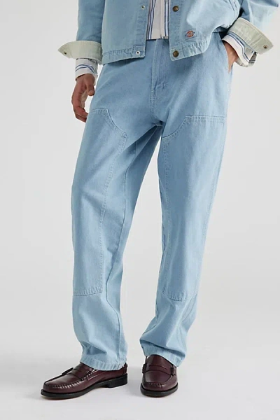 Shop Dickies Madison Double Knee Baggy Fit Jean In Vintage Denim Light, Men's At Urban Outfitters