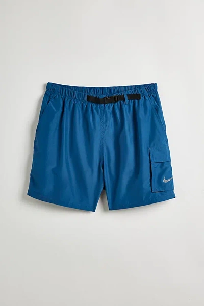 Shop Nike Packable Belted Cargo Short In Aquarius Blue, Men's At Urban Outfitters