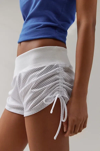 Shop Bdg Track Micro Short In White, Women's At Urban Outfitters