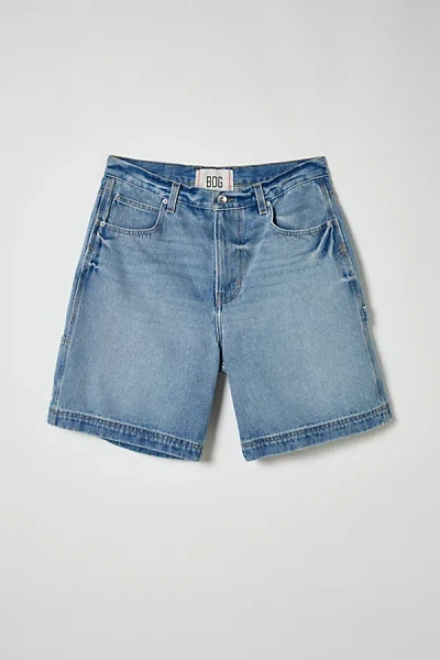 Shop Bdg Denim Carpenter Short In Vintage Denim Medium, Men's At Urban Outfitters