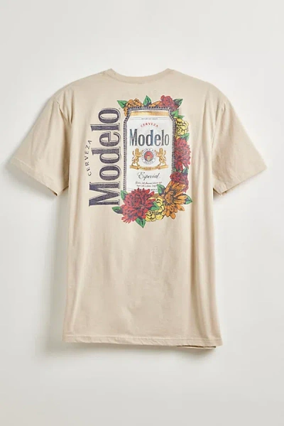 Shop Urban Outfitters Modelo Especial Can Tee In Tan, Men's At