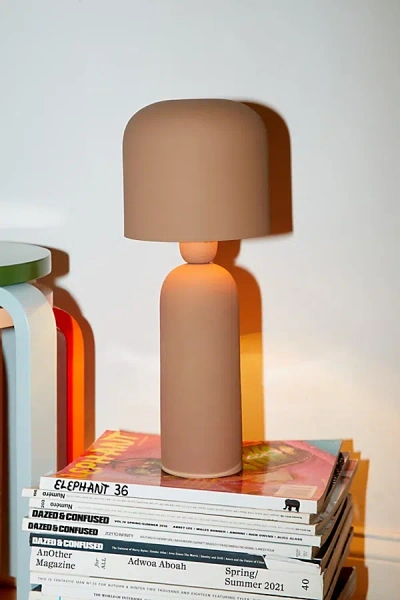 Shop Urban Outfitters Aida Iron Table Lamp In Taupe At
