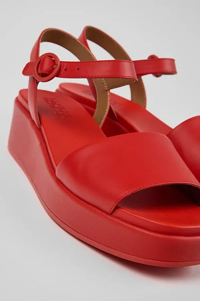 Shop Camper Misia 2-strap Sandal In Red, Women's At Urban Outfitters