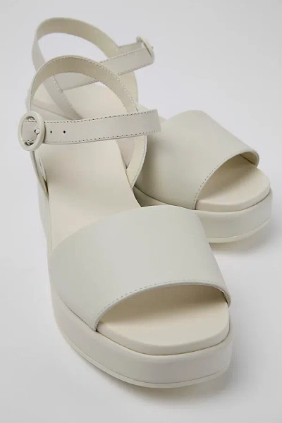 Shop Camper Misia 2-strap Sandal In White, Women's At Urban Outfitters
