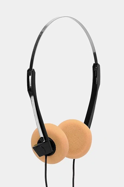 Shop Retrospekt Retro Foam On-ear Headphones By  In Peach At Urban Outfitters