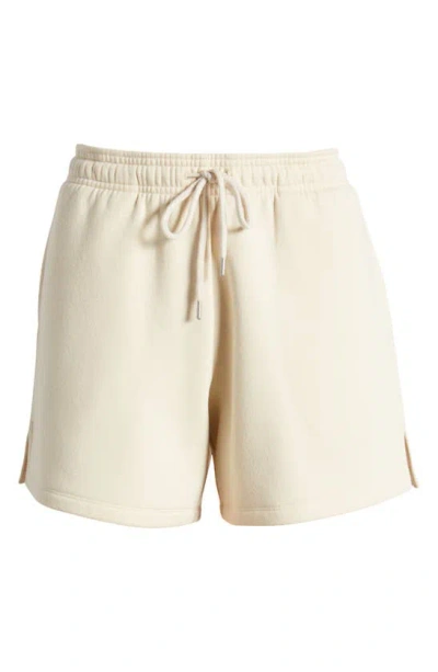 Shop Bp. Cotton Blend Fleece Shorts In Beige Angora