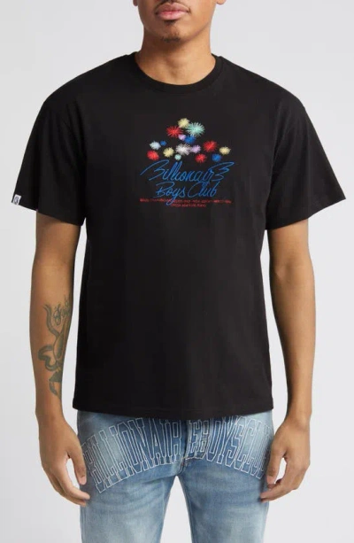 Shop Billionaire Boys Club Fireworks Graphic T-shirt In Black