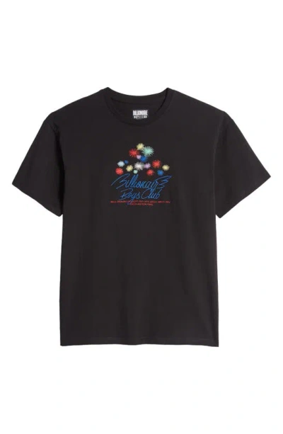 Shop Billionaire Boys Club Fireworks Graphic T-shirt In Black